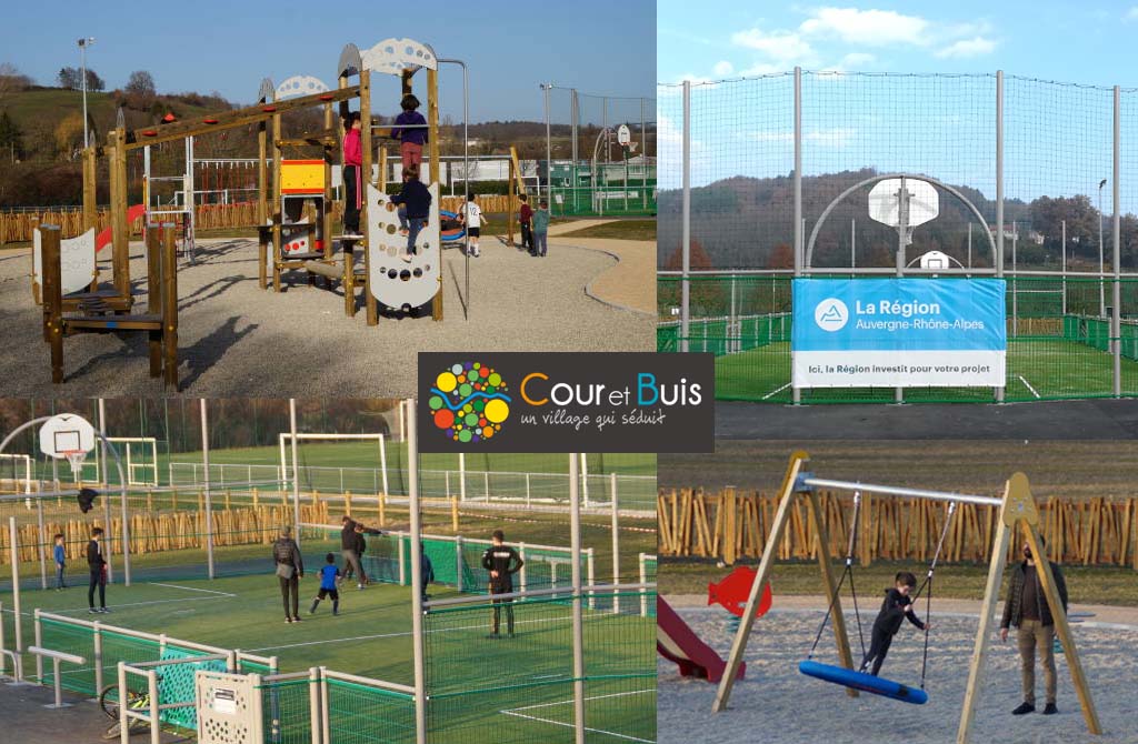 Aire de jeux pour enfants, skatepark et plateau multisports - Courçon